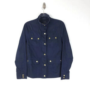 J. crew Downtown Field Jacket Navy XS